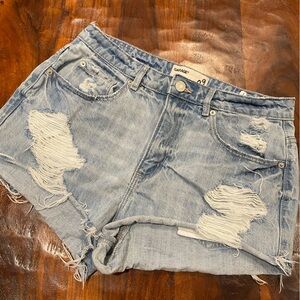 Garage Jean Shorts Distressed Size 9